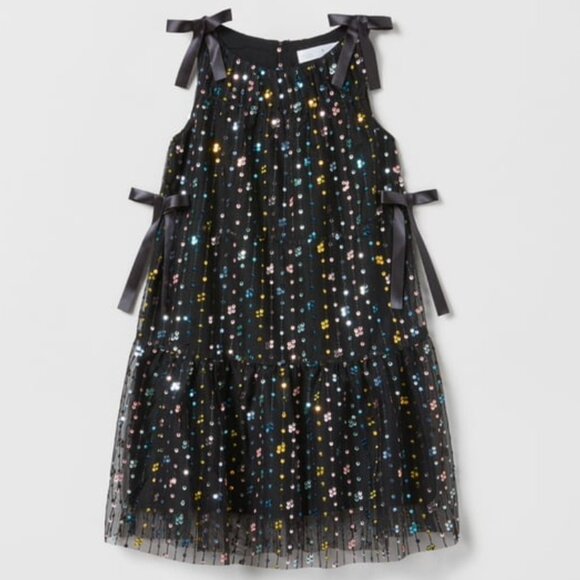 Zara Girls Colorful Sequin Sleeveless Dress - Picture 5 of 6